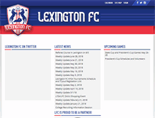 Tablet Screenshot of lexingtonfc.org